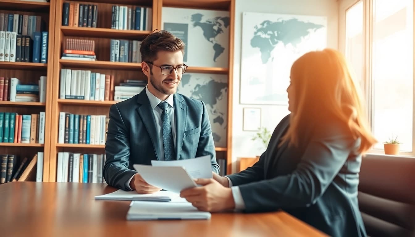 Consultation on Federal and State contracts and grants within a modern office environment.
