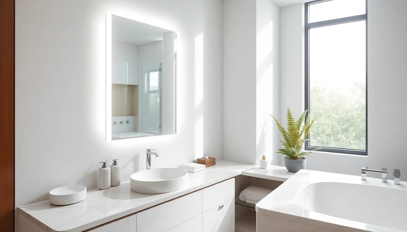 Enhance your decor with a stylish led mirror bathroom that illuminates your space.