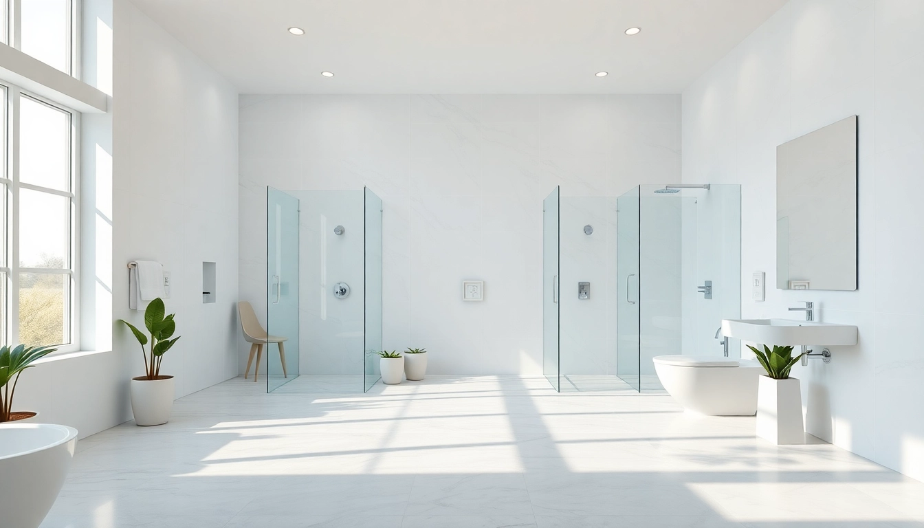 Experience elegant showers designed with modern features and a luxurious feel.