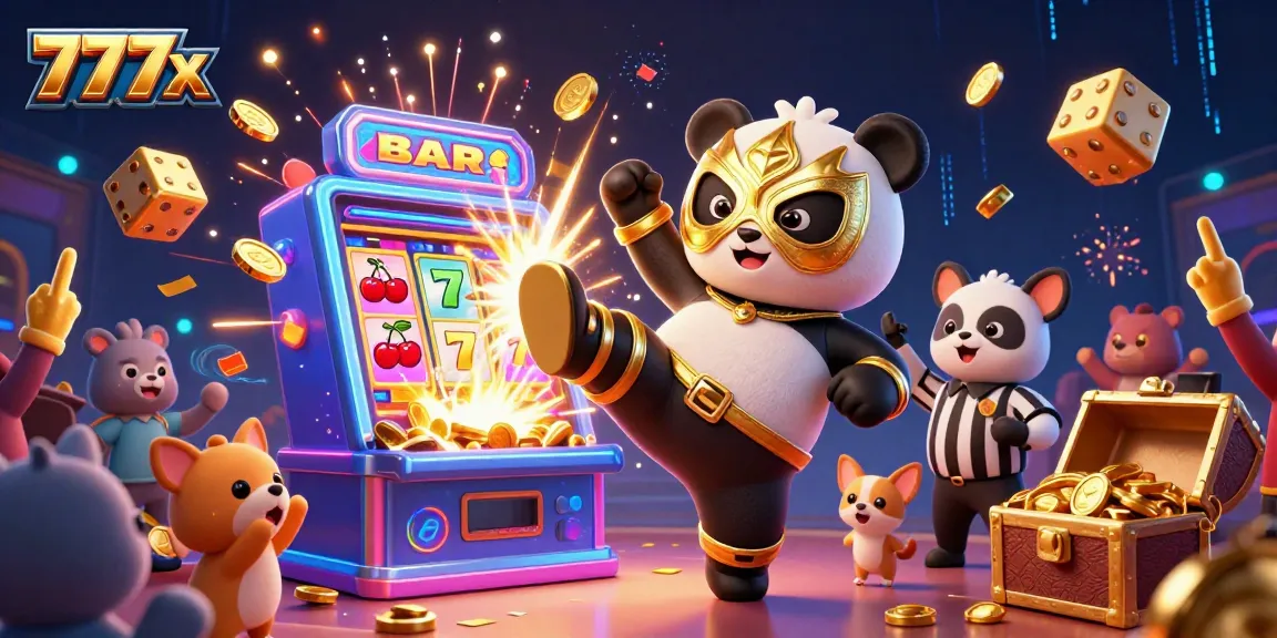 Engage with thrilling 777x casino fun featuring vibrant characters and jackpot excitement.